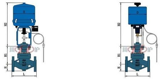 電控溫度調(diào)節(jié)閥結(jié)構(gòu)圖