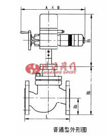 ZAZP電動(dòng)單座調(diào)節(jié)閥 結(jié)構(gòu)圖